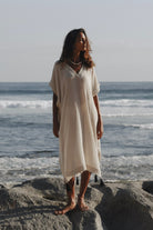 The Handloom-Ela Kaftan Natural-Kaftan-1-Milagron.com