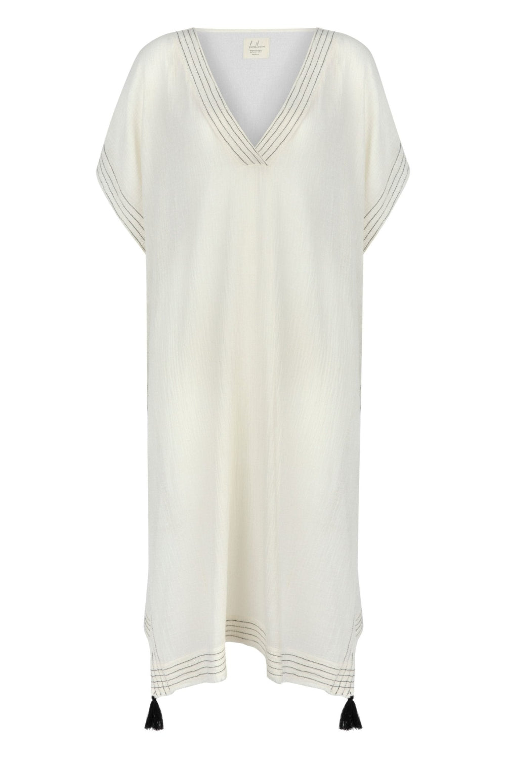 The Handloom-Ela Kaftan Natural-Kaftan-7-Milagron.com