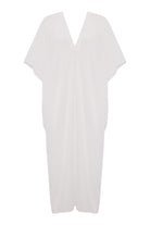 The Handloom-Esti Tunic White-Kaftan-5-Milagron.com