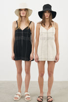 The Handloom-Eva Mini Dress Natural-Elbise-4-Milagron.com