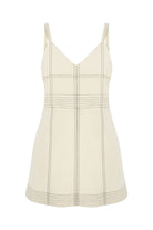 The Handloom-Eva Mini Dress Natural-Elbise-6-Milagron.com