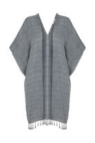 Gece V Back Kimono - Stone