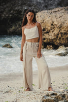The Handloom-June Pants Oatmeal-Pantolon-1-Milagron.com