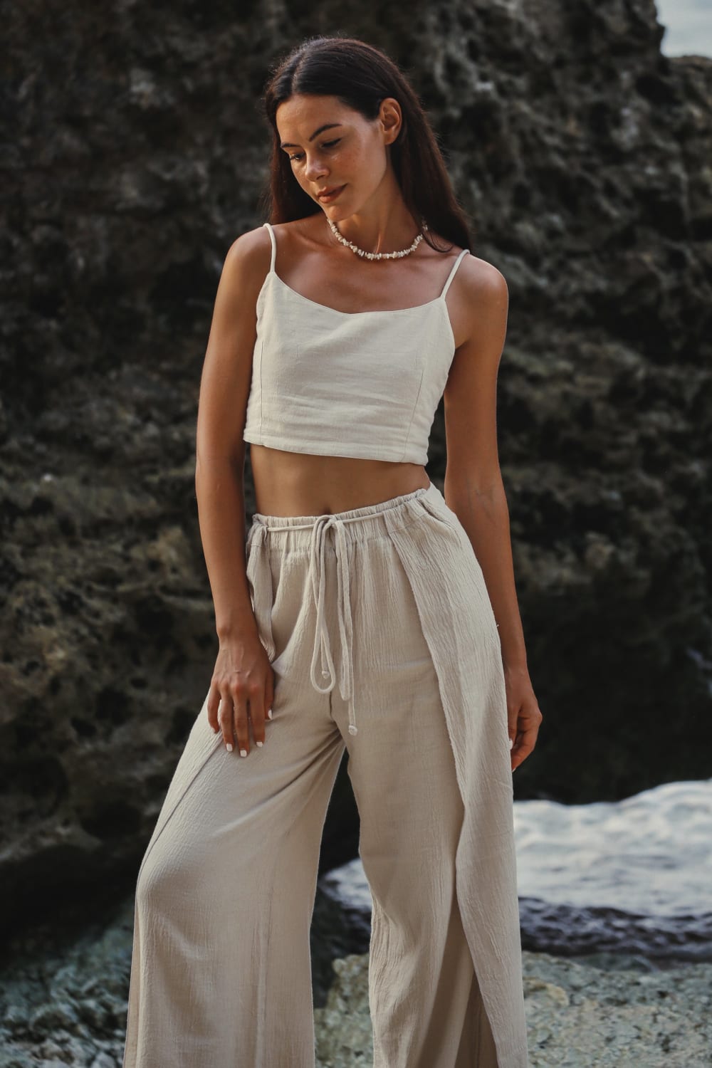 The Handloom-June Pants Oatmeal-Pantolon-2-Milagron.com