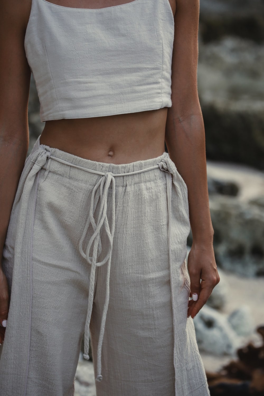 The Handloom-June Pants Oatmeal-Pantolon-3-Milagron.com