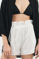 The Handloom-June Short White-Şort-2-Milagron.com