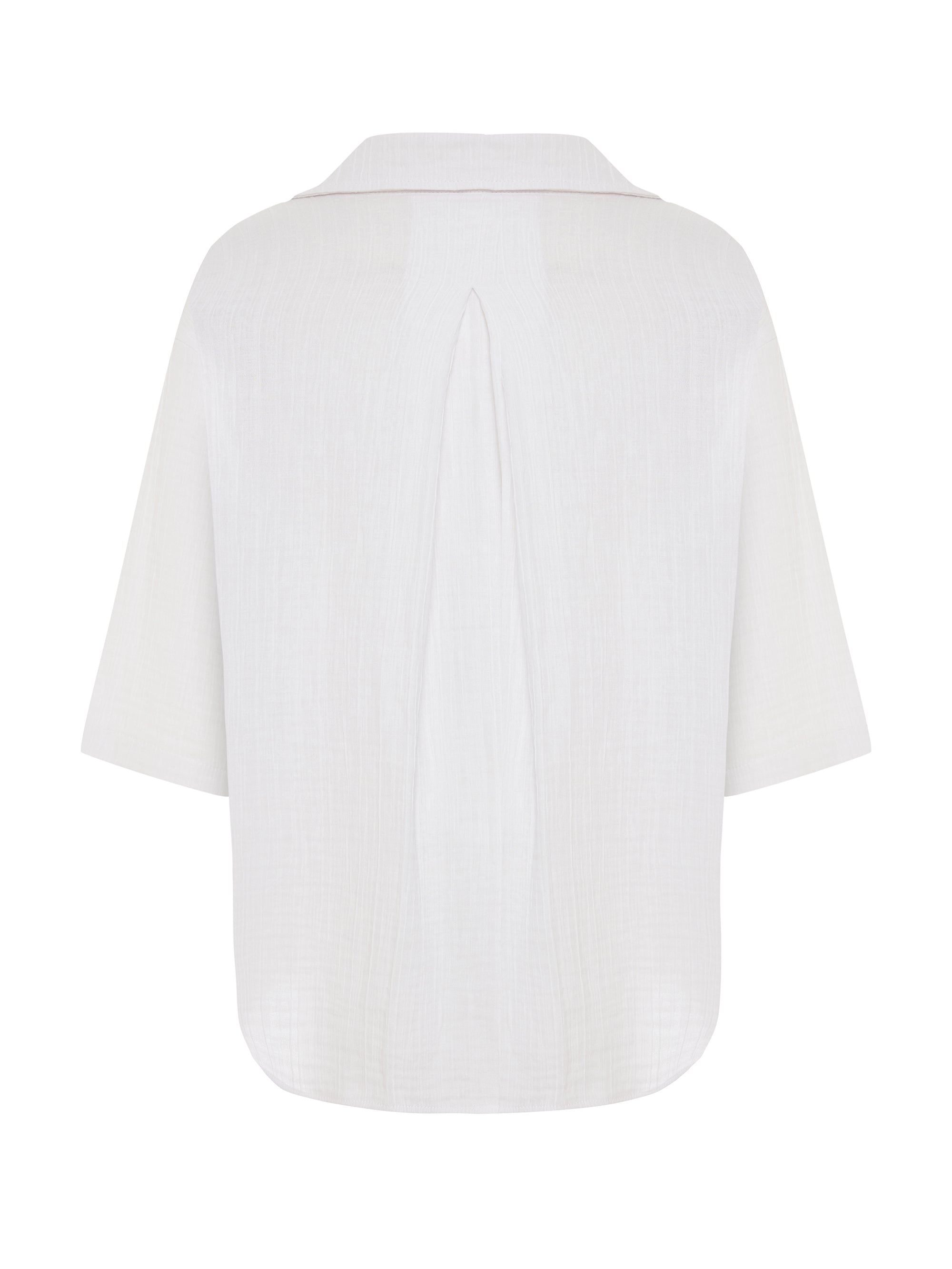 Kaya Boyfriend Shirt - White