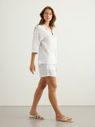 Kaya Boyfriend Shirt - White