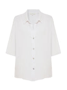 Kaya Boyfriend Shirt - White