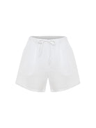 Kaya Drawstring Shorts - White
