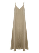 Lucid Flow Maxi Dress - Khaki Green