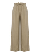 Lucid Flow Tie Pants - Khaki Green