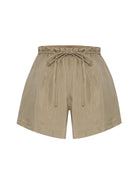 Lucid Flow Tie Shorts - Khaki Green