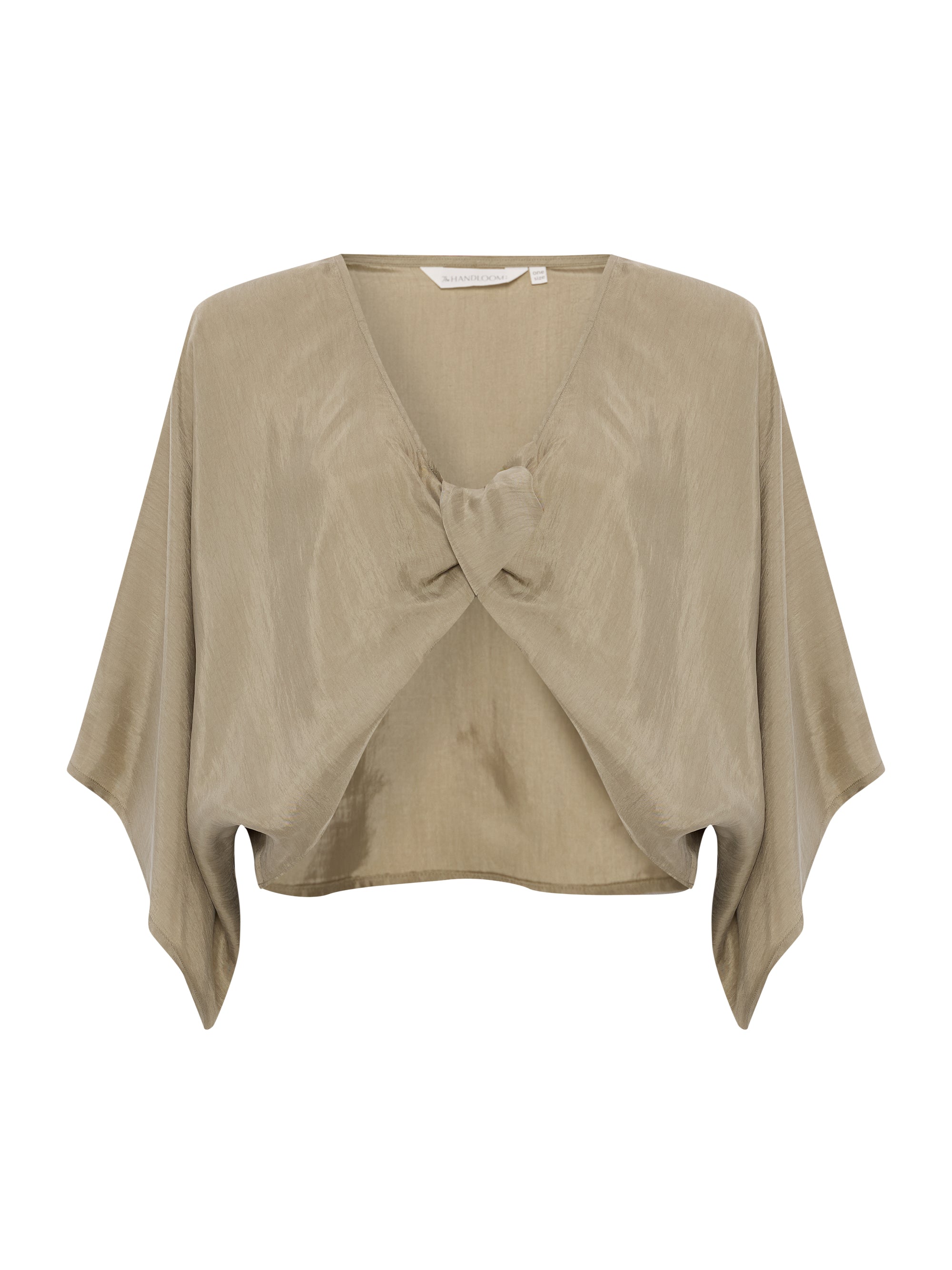 Lucid Knot Top - Khaki Green