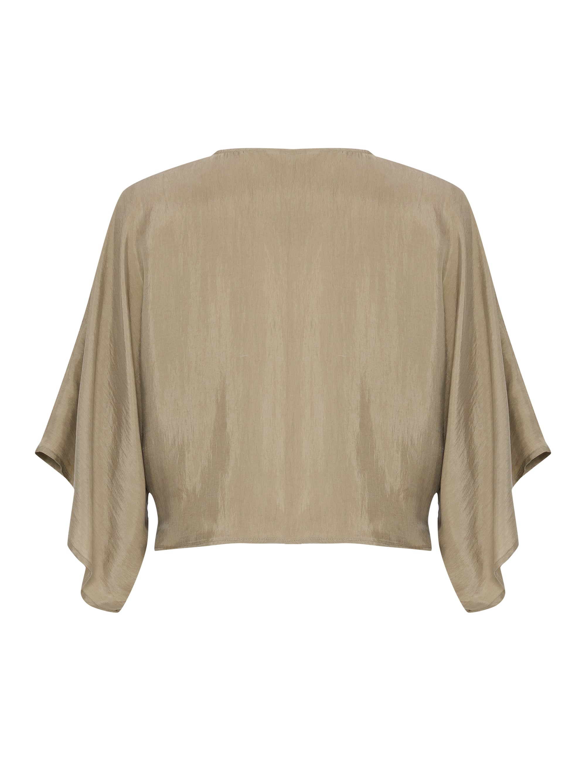 Lucid Knot Top - Khaki Green