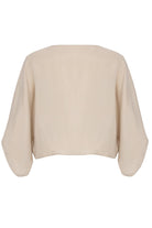 The Handloom-Lucid Knot Top Sand-Gömlek-8-Milagron.com