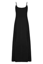 The Handloom-Lucid Midnight Maxi Dress Black-Elbise-5-Milagron.com