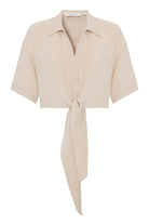 The Handloom-Lucid Tie Shirt Sand-Gömlek-8-Milagron.com