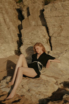 The Handloom-Mia Romper Black-Tulum-1-Milagron.com