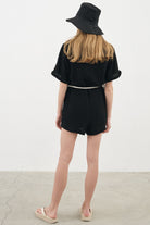 The Handloom-Mia Romper Black-Tulum-4-Milagron.com