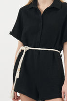 The Handloom-Mia Romper Black-Tulum-5-Milagron.com