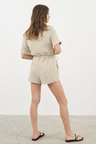 Mia Romper - Oatmeal