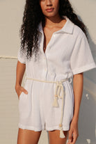 The Handloom-Mia Romper White-Tulum-3-Milagron.com