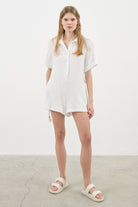The Handloom-Mia Romper White-Tulum-5-Milagron.com