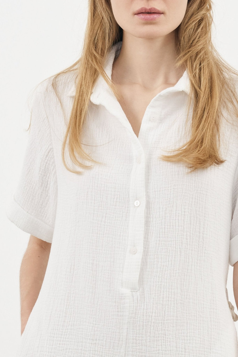 The Handloom-Mia Romper White-Tulum-7-Milagron.com