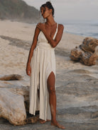 The Handloom-Muse Braided Straps Dress Natural-Elbise-11-Milagron.com