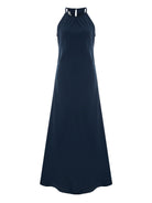 Nora Halter Maxi Dress - Navy