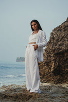 The Handloom-Pera Blazer White-Blazer Ceket-3-Milagron.com