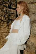 The Handloom-Pera Blazer White-Blazer Ceket-5-Milagron.com