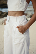 The Handloom-Pera Pants White-Pantolon-3-Milagron.com