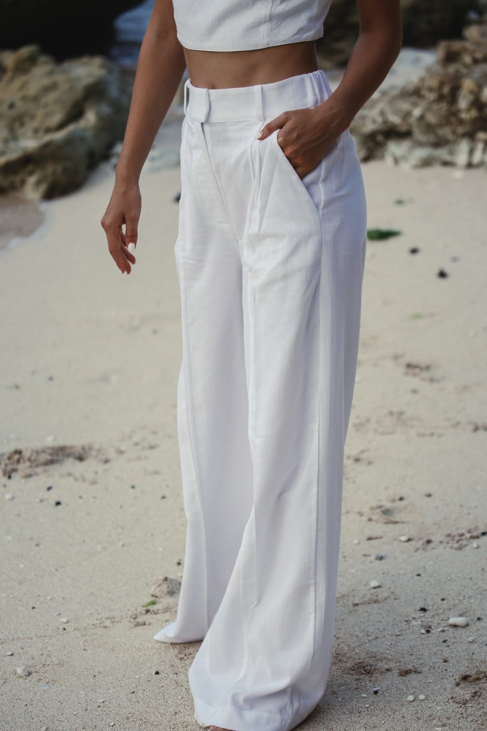 The Handloom-Pera Pants White-Pantolon-4-Milagron.com