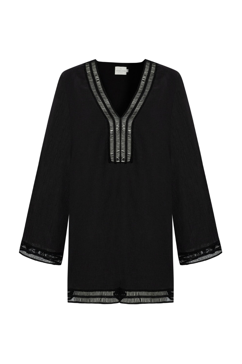 The Handloom-Positano Dress Black-Elbise-6-Milagron.com
