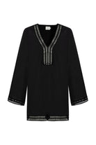 The Handloom-Positano Dress Black-Elbise-6-Milagron.com