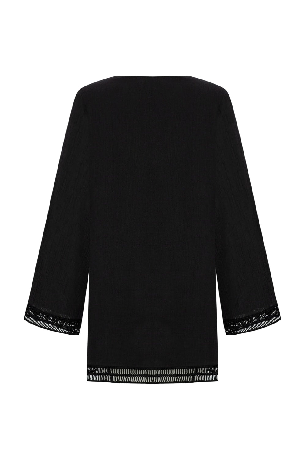 The Handloom-Positano Dress Black-Elbise-7-Milagron.com