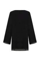 The Handloom-Positano Dress Black-Elbise-7-Milagron.com