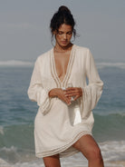 The Handloom-Positano Dress Natural-Elbise-6-Milagron.com