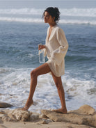 The Handloom-Positano Dress Natural-Elbise-7-Milagron.com