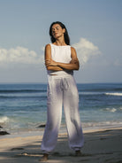 The Handloom-SORUNLU - Mia Pants White-Pants-3-Milagron.com