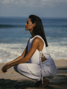 The Handloom-SORUNLU - Mia Pants White-Pants-7-Milagron.com