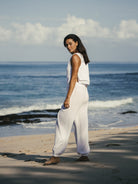 The Handloom-SORUNLU - Mia Pants White-Pants-8-Milagron.com