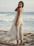 The Handloom-SORUNLU - Yaz Dress Black Stripes-Dress-2-Milagron.com