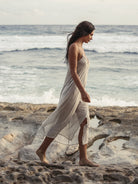 The Handloom-SORUNLU - Yaz Dress Black Stripes-Dress-4-Milagron.com