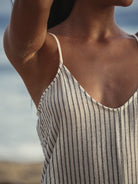 The Handloom-SORUNLU - Yaz Dress Black Stripes-Dress-5-Milagron.com