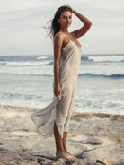 The Handloom-SORUNLU - Yaz Dress Black Stripes-Dress-8-Milagron.com