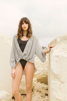 The Handloom-Sade Top Black Stripes-Gömlek-3-Milagron.com