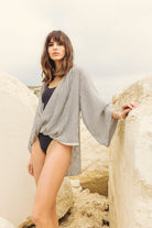 The Handloom-Sade Top Black Stripes-Gömlek-4-Milagron.com